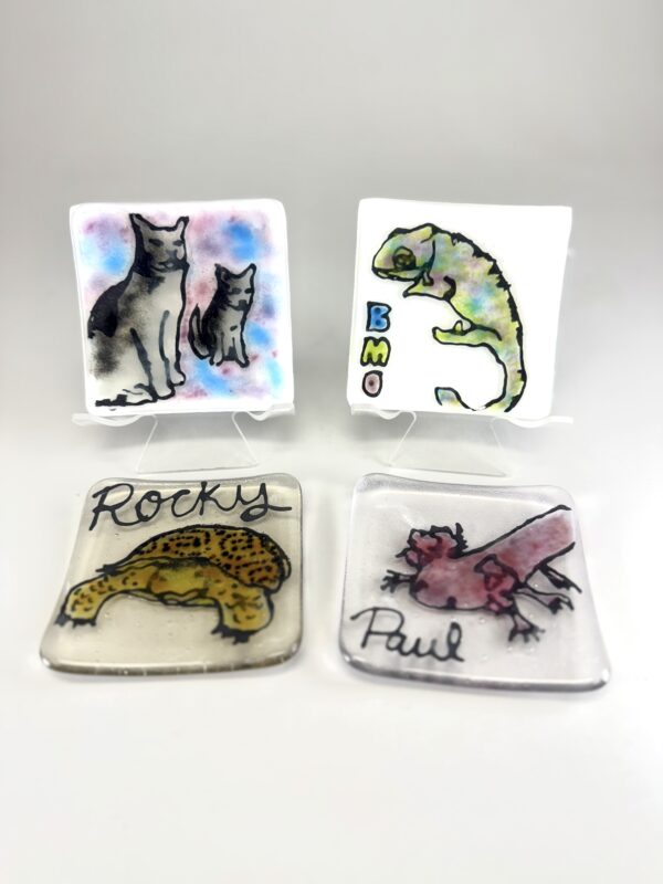 Pet Portrait Plates